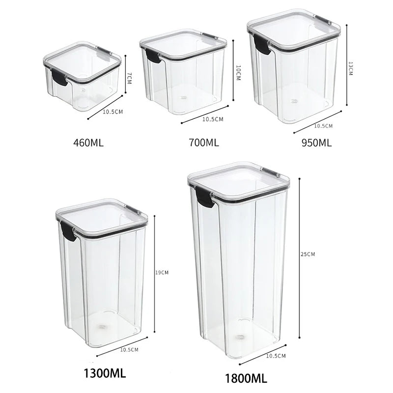 Airtight Kitchen Storage Jar Set